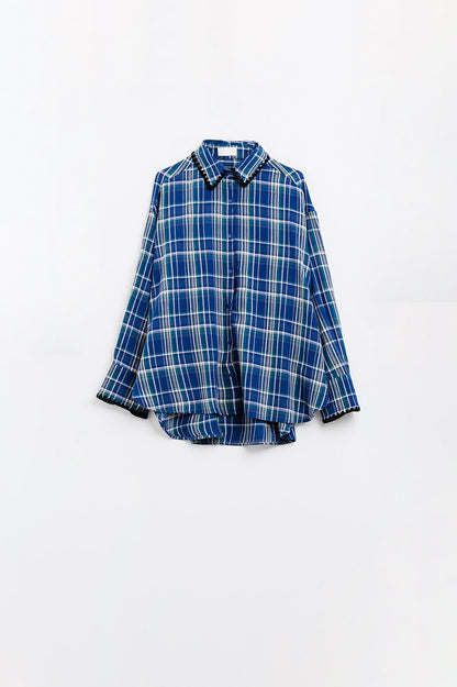 Evergreen Plaid Oversized Shirt