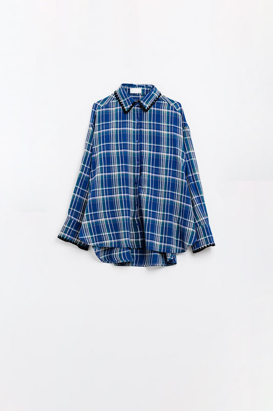 Evergreen Plaid Oversized Shirt