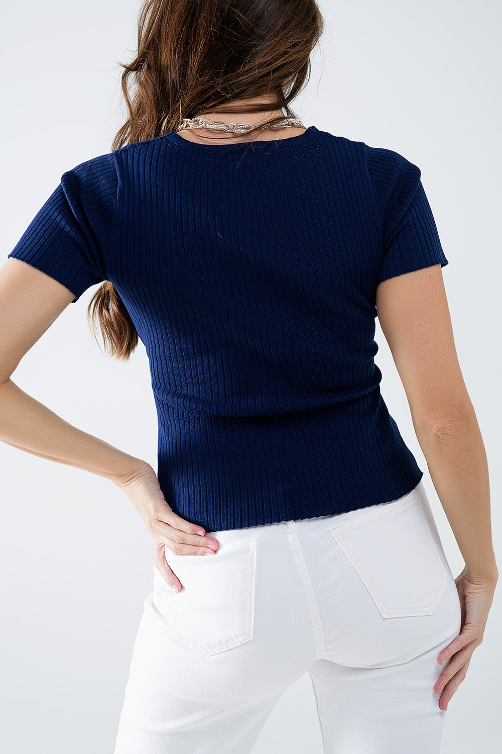 Coastal Wrap Knit Top