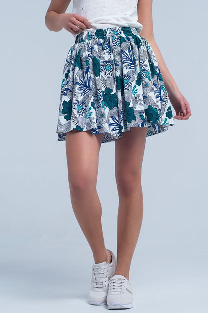 Blooming Breeze Floral Skort