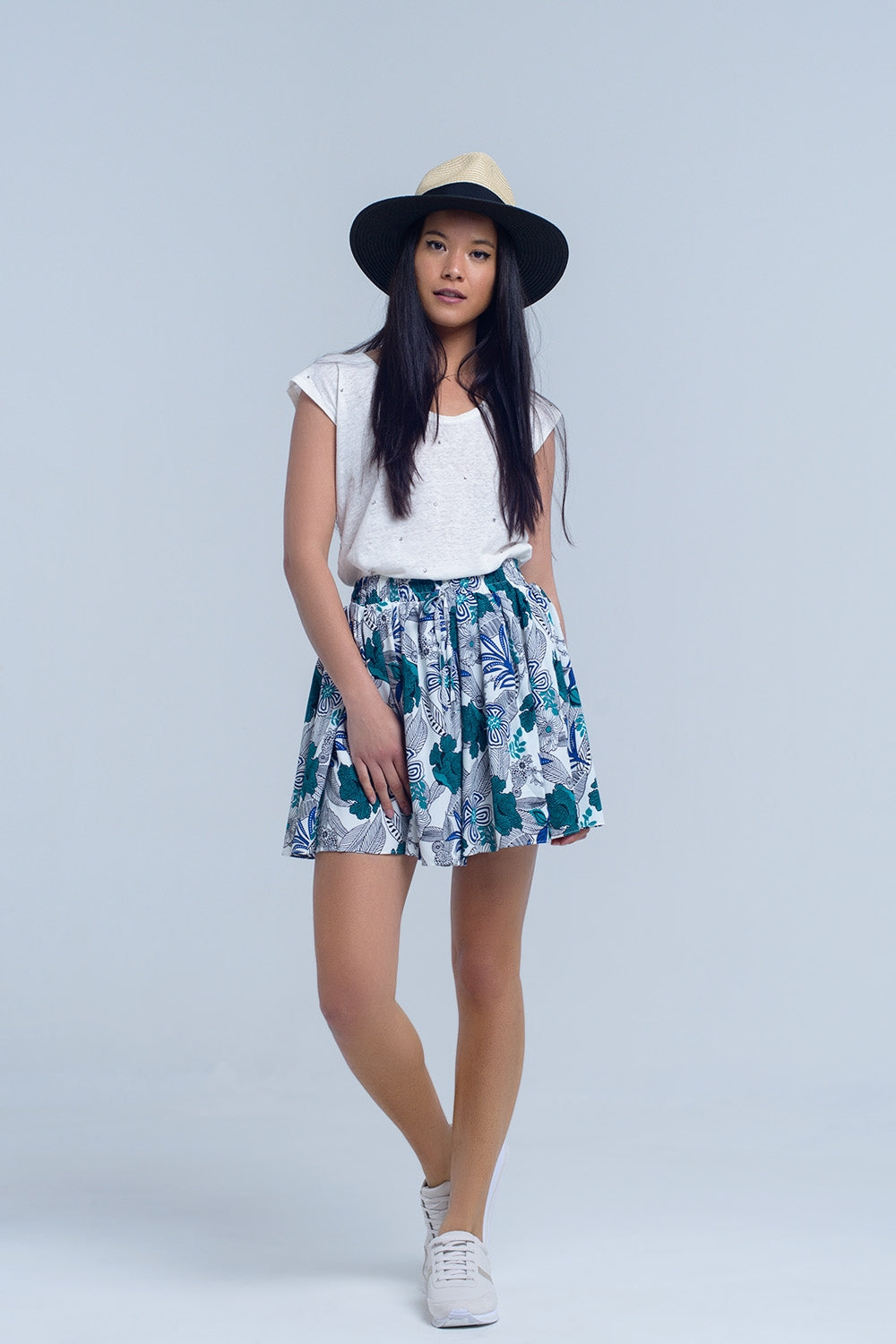 Blooming Breeze Floral Skort