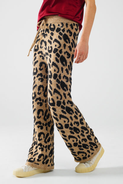 Wildly Chic Knit Flare Pants