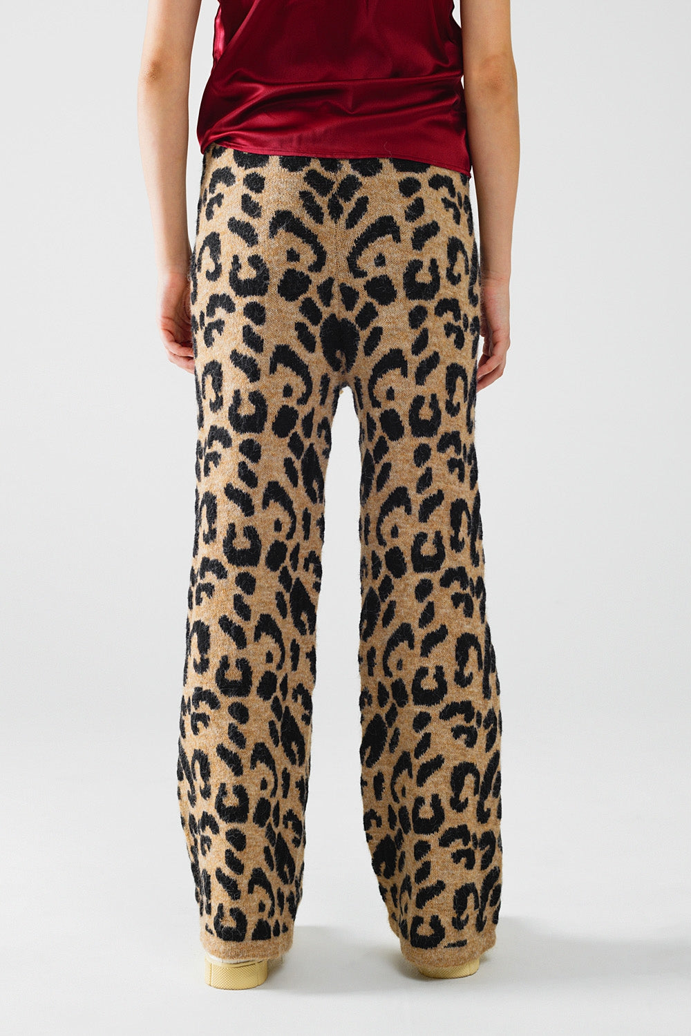 Wildly Chic Knit Flare Pants