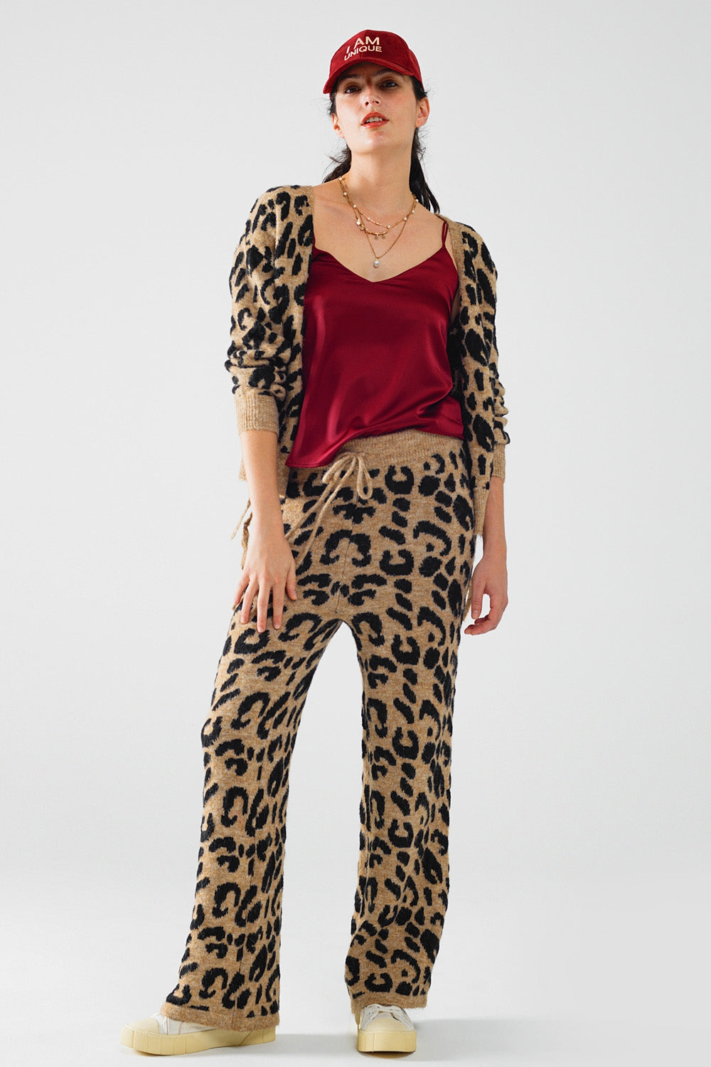 Wildly Chic Knit Flare Pants