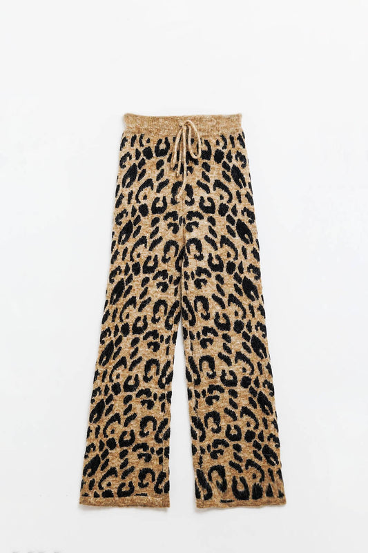 Wildly Chic Knit Flare Pants