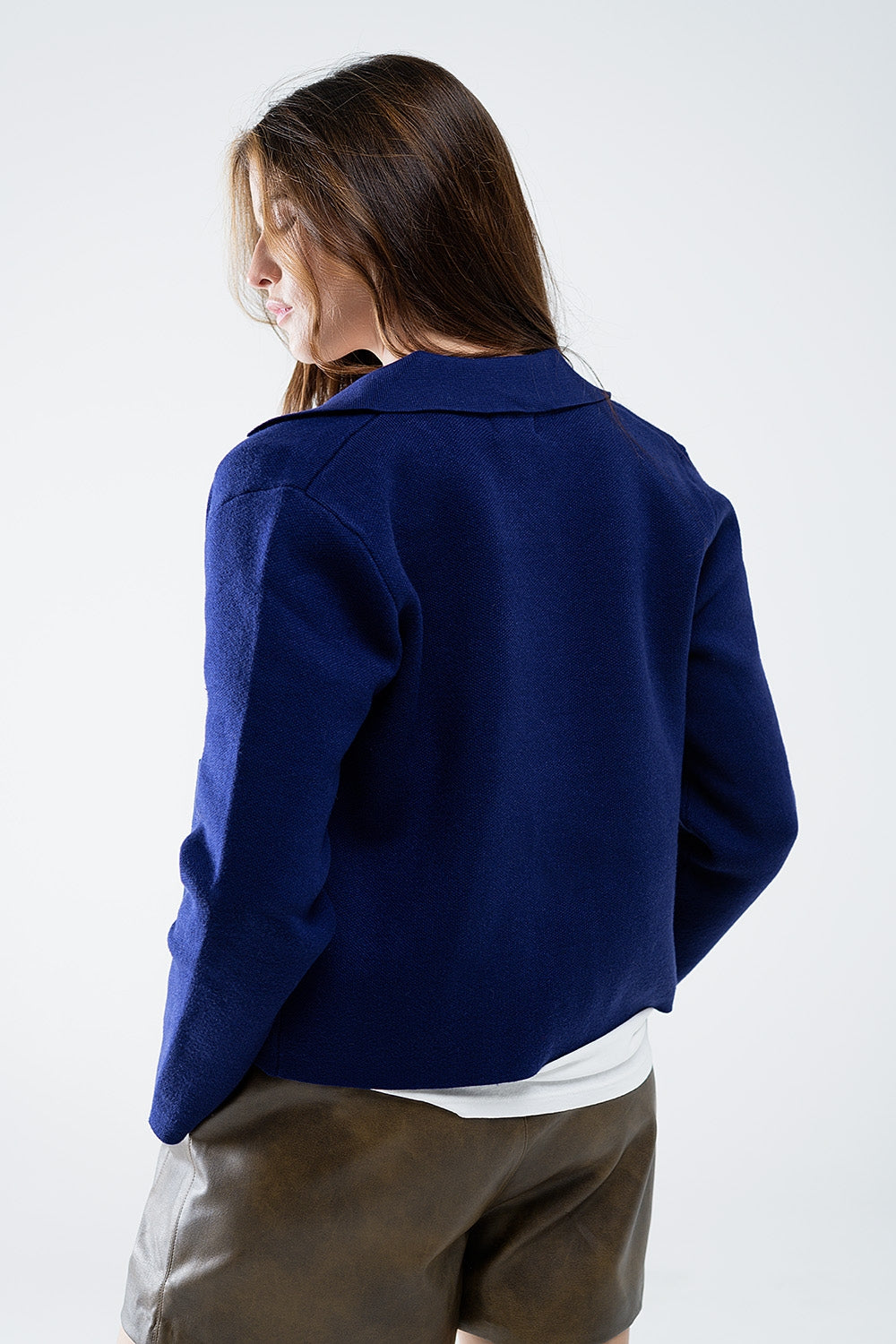 Cozy Blue Pocket Cardigan