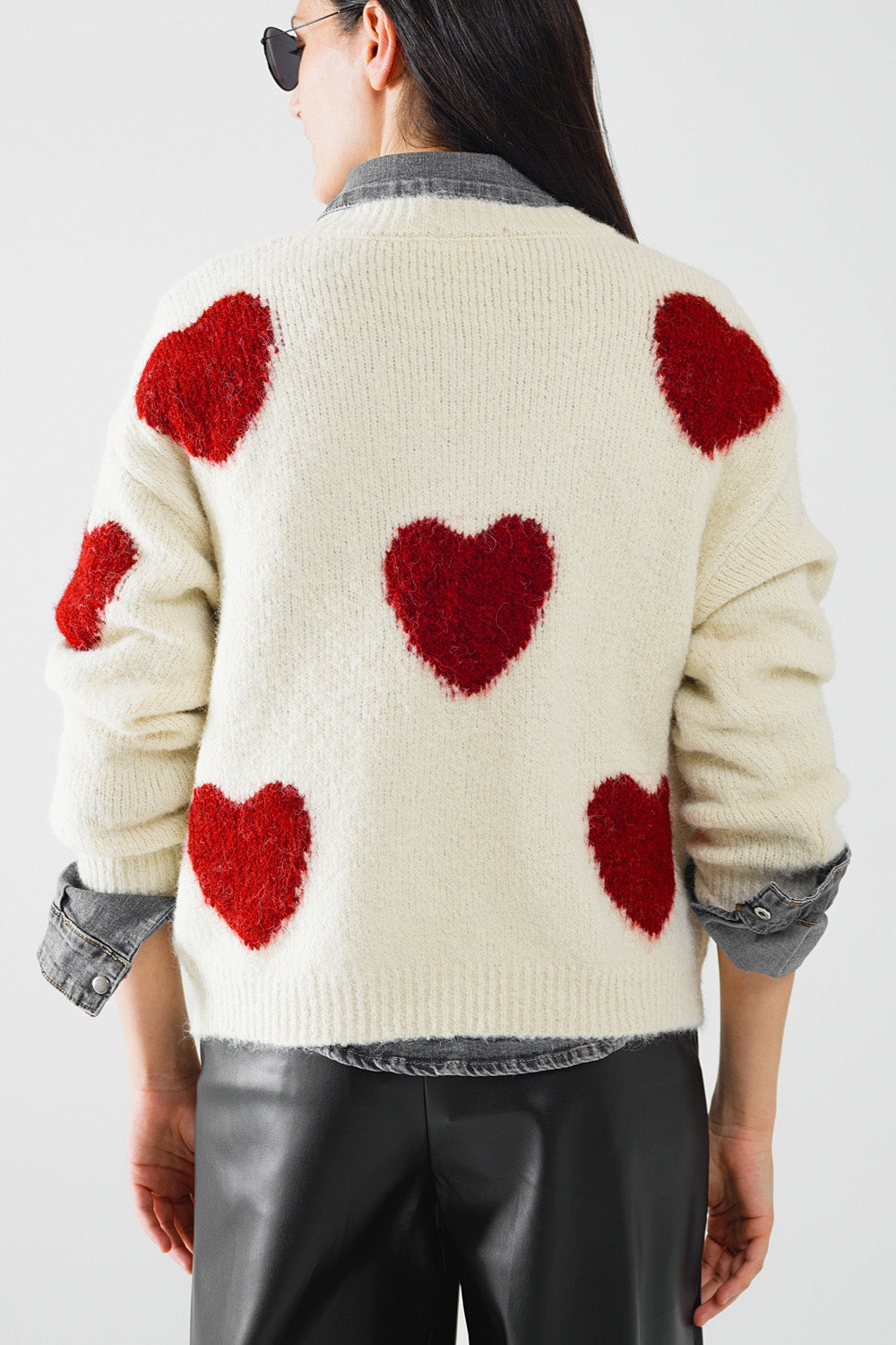 Love Struck Heart Sweater