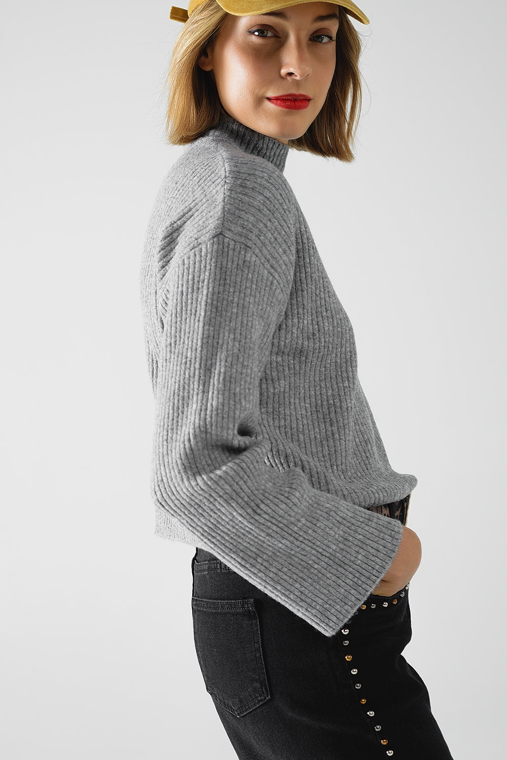 Elevate Ribbed Turtleneck Sweater