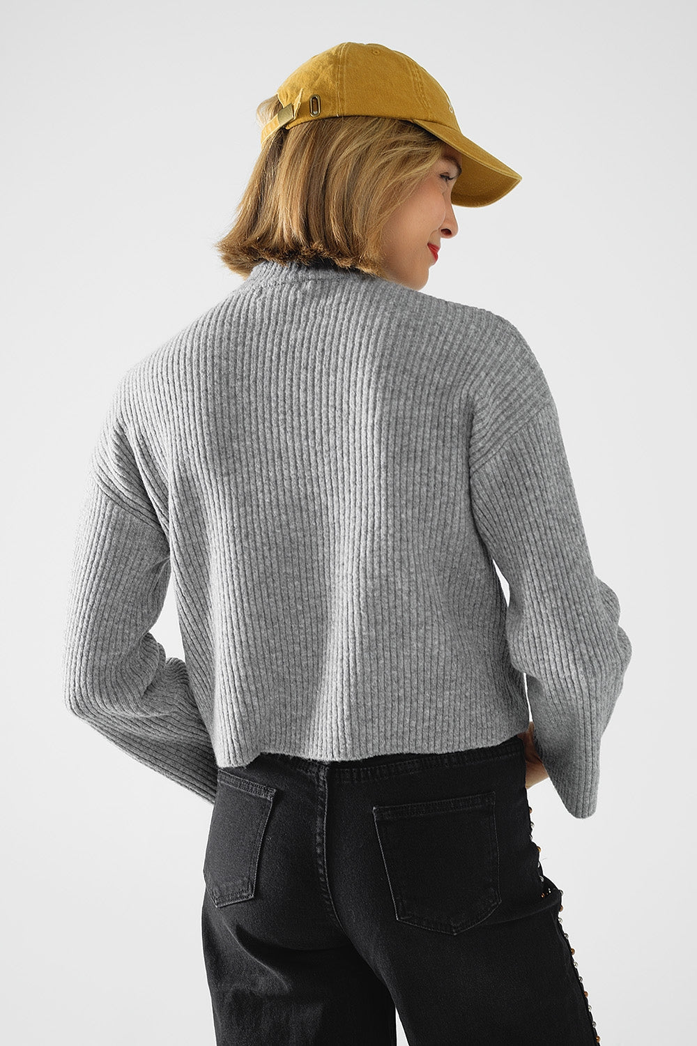 Elevate Ribbed Turtleneck Sweater