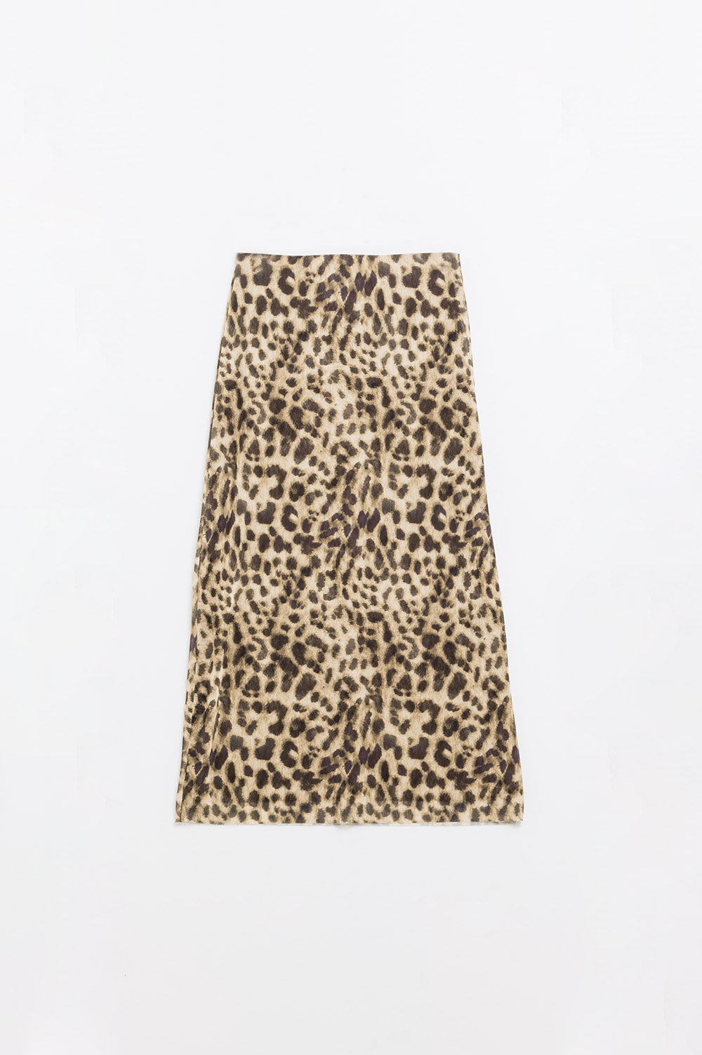 Wild Allure Sheer Leopard Midi Skirt