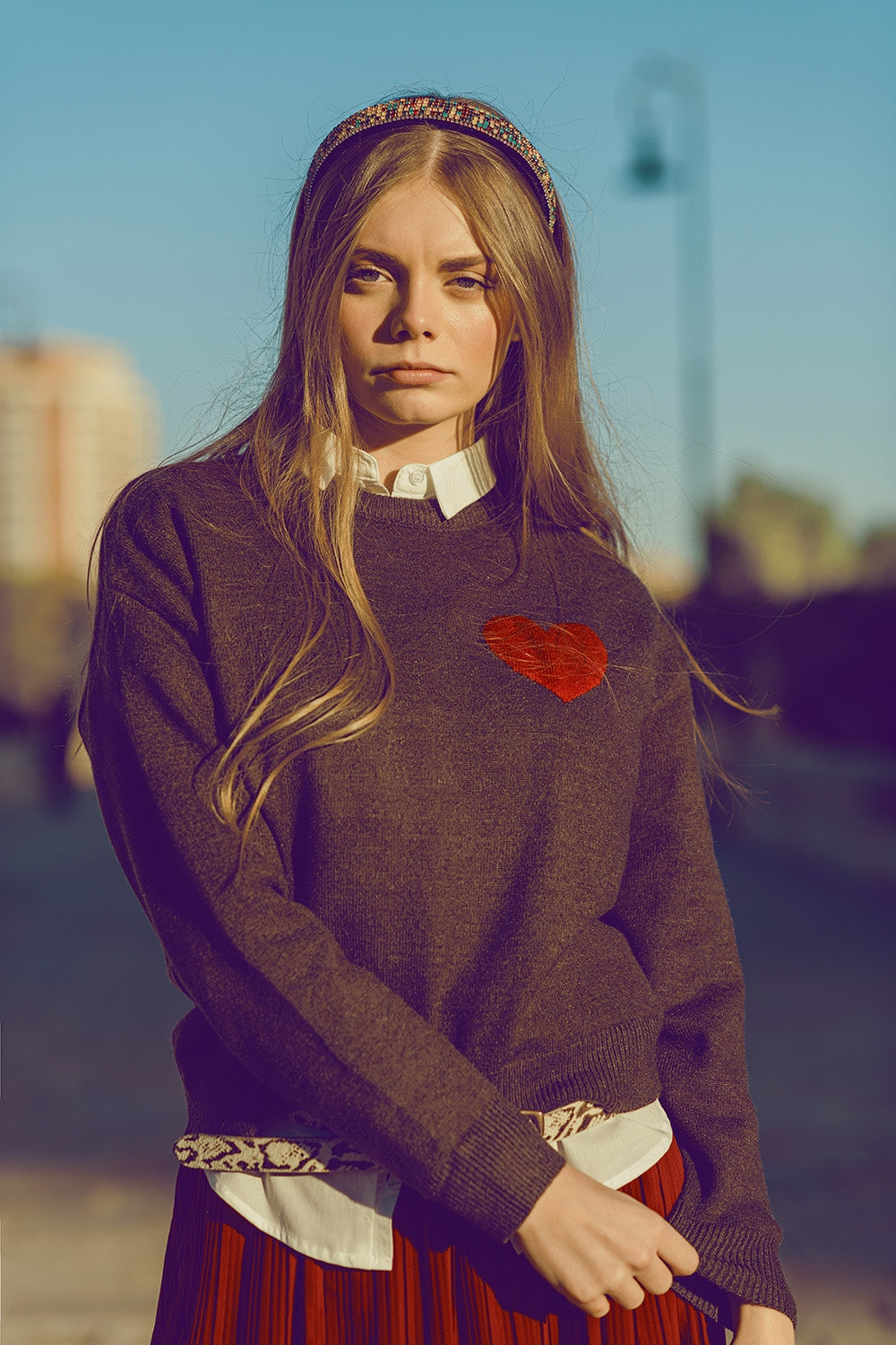 Heartfelt Charm Knit Sweater