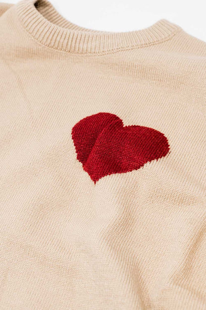 Heartfelt Charm Knit Sweater