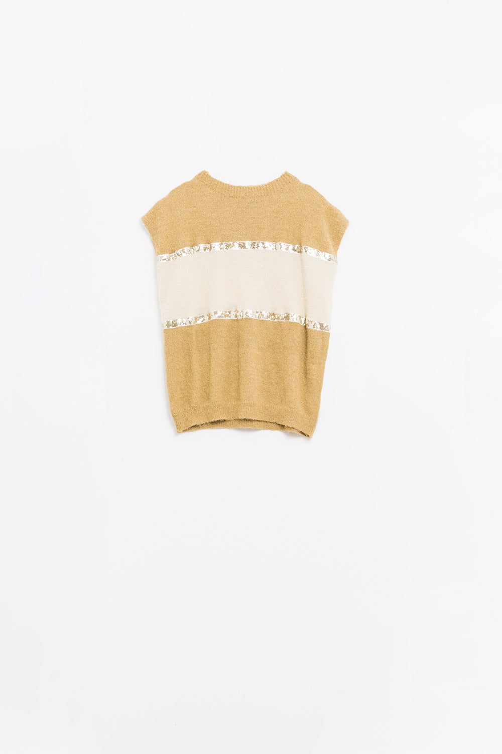 Glam Knit Sleeveless Sweater