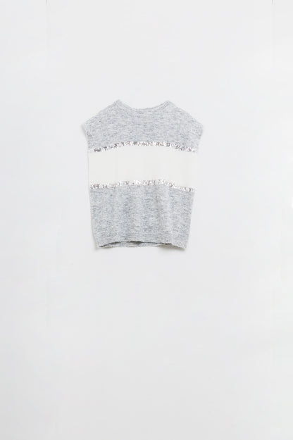 Glam Knit Sleeveless Sweater