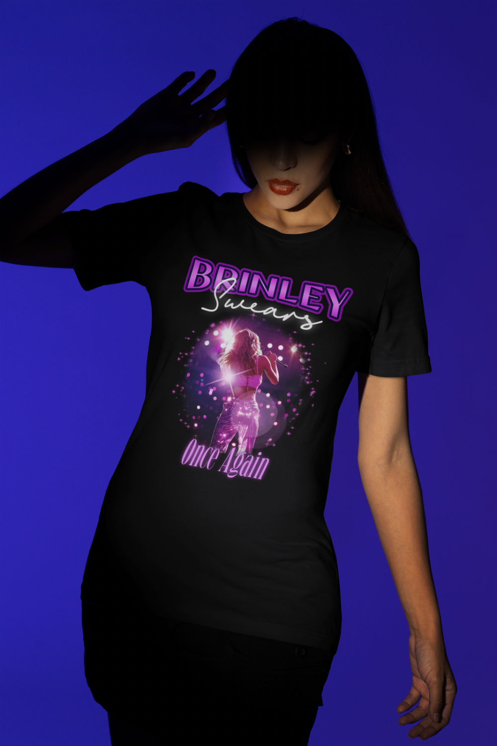 Britney Spears Again Black Short Sleeve Shirt