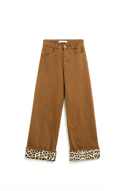 Fierce Finish Wide-Leg Pants - Camel