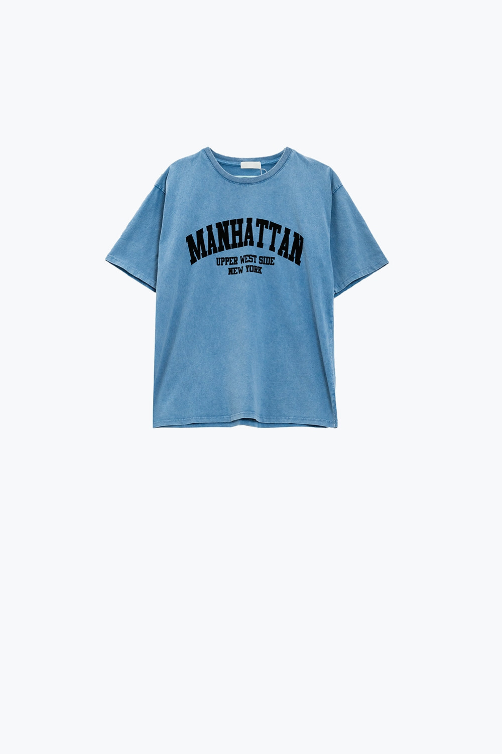 Manhattan Oversized Short Sleeve Tee – Blue