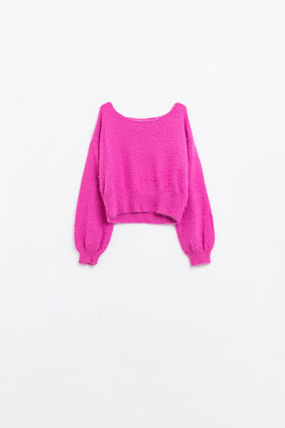 Velvet Sky Cropped Sweater