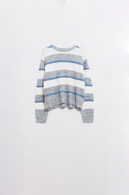 Cloudline Striped Knit Sweater