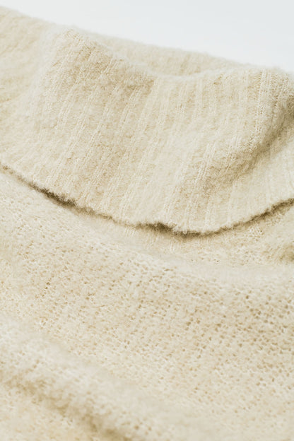 Effortless Elegance Cream Boat Neck Sweater