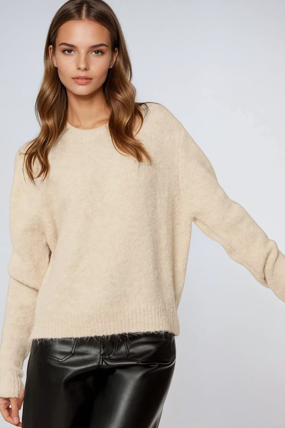 Sienna Luxe Knit Sweater - Beige