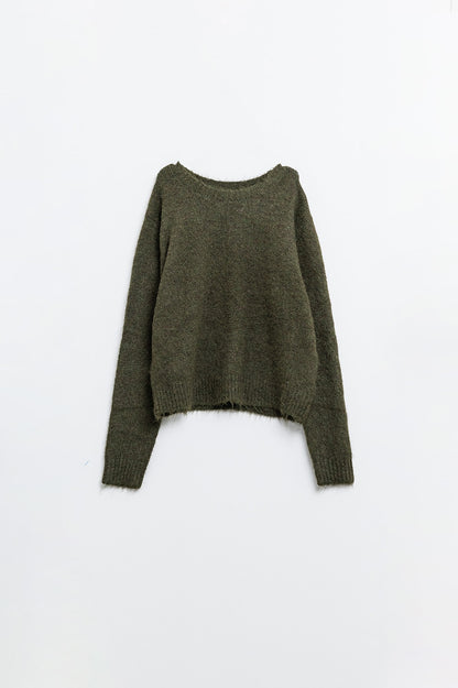 Sienna Luxe Knit Sweater - Khaki