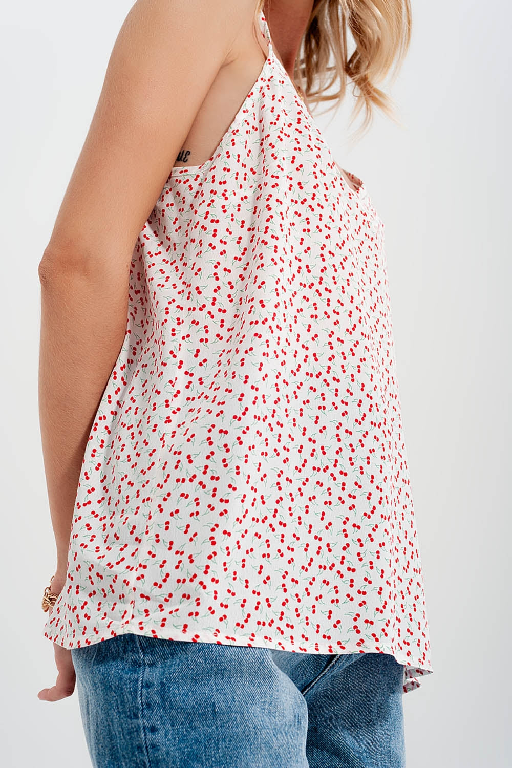 Sweet Cherry Printed Cami