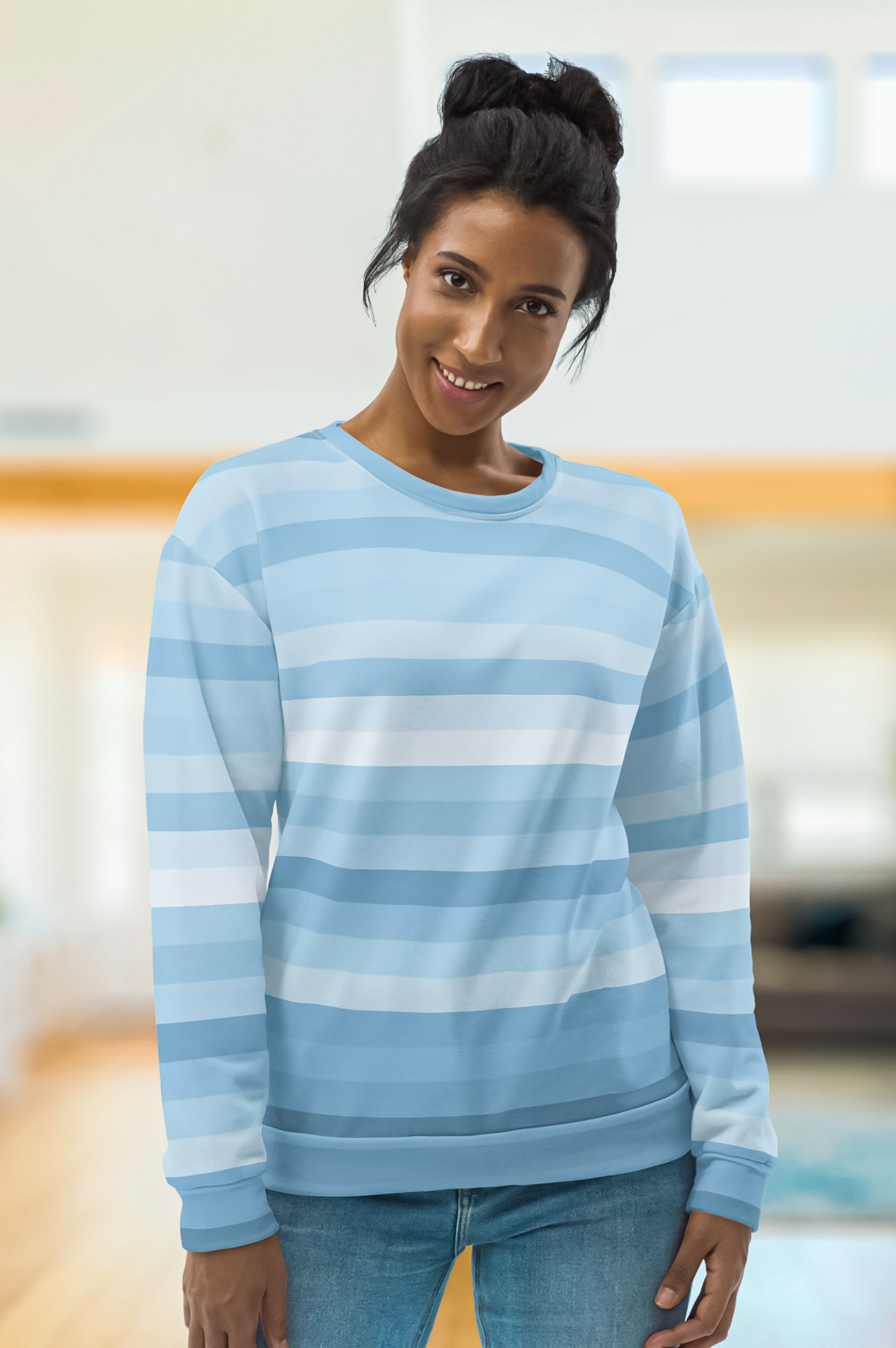 Coastal Stripes Pastel Sweatshirt