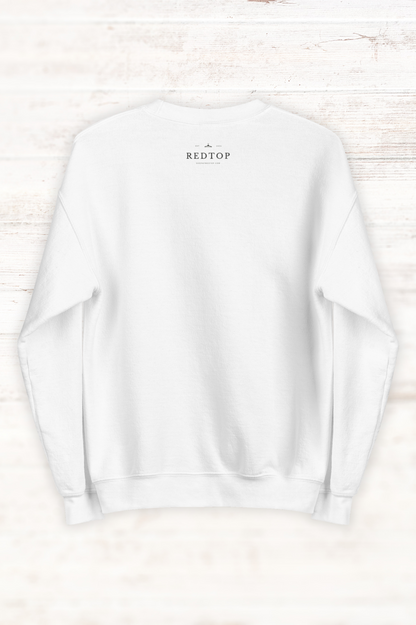 Meh Graphic White Sweatshirt