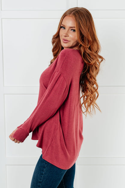 Cozy Choice Long Sleeve Top