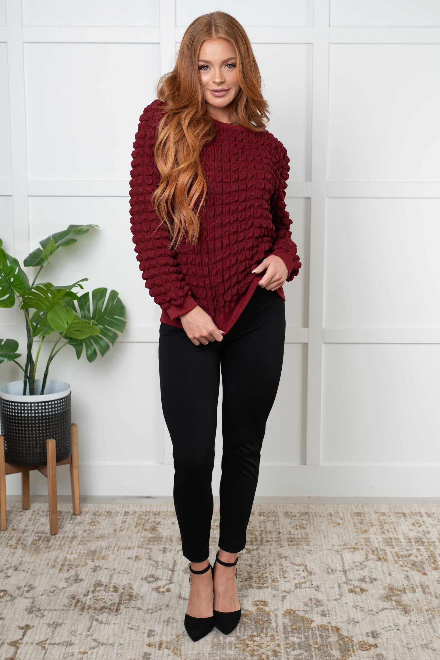 Soft Boundaries Bubble Sweater