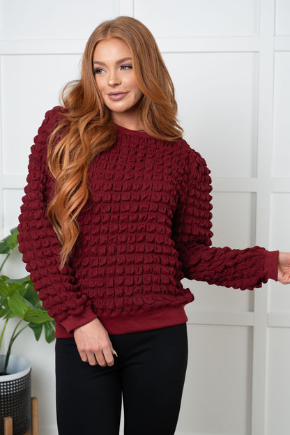 Soft Boundaries Bubble Sweater