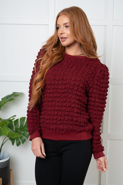 Soft Boundaries Bubble Sweater