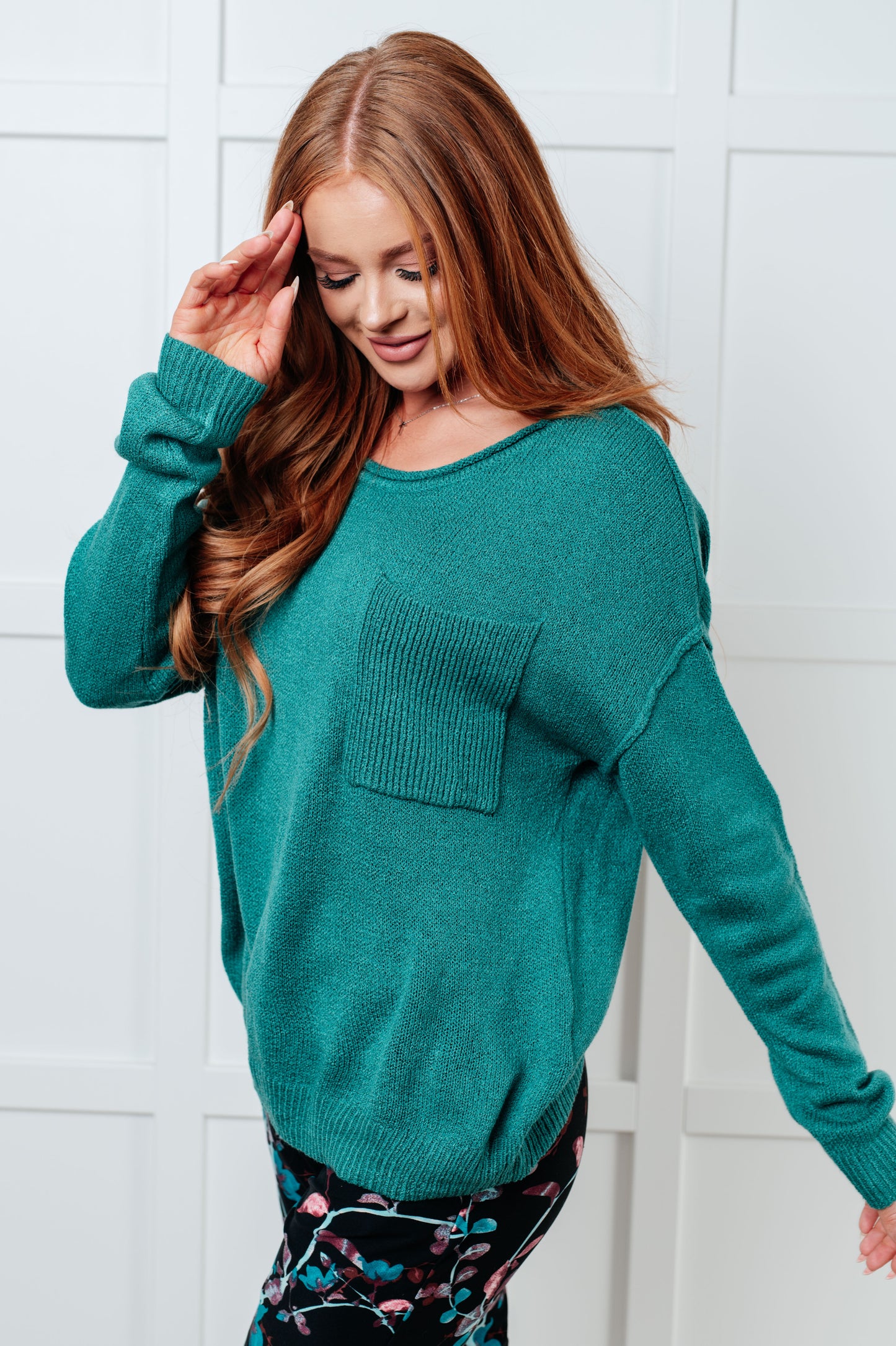 Seamlessly Chic Drop Shoulder Sweater