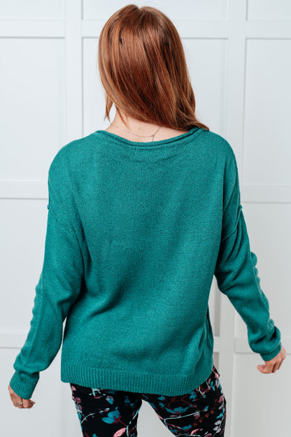 Seamlessly Chic Drop Shoulder Sweater