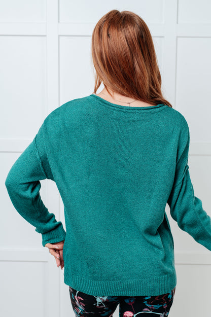 Seamlessly Chic Drop Shoulder Sweater