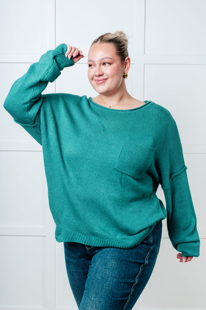 Seamlessly Chic Drop Shoulder Sweater