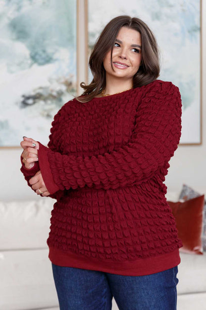 Soft Boundaries Bubble Sweater