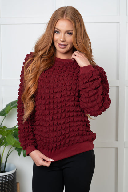 Soft Boundaries Bubble Sweater