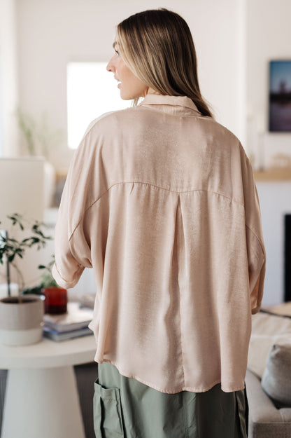 Softly Spoken Dolman Sleeve Blouse