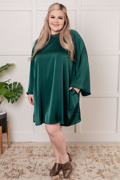 Glimmer & Grace Butterfly Sleeve Dress