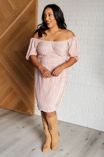 Effortless Elegance Balloon Sleeve Dress