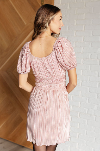 Effortless Elegance Balloon Sleeve Dress