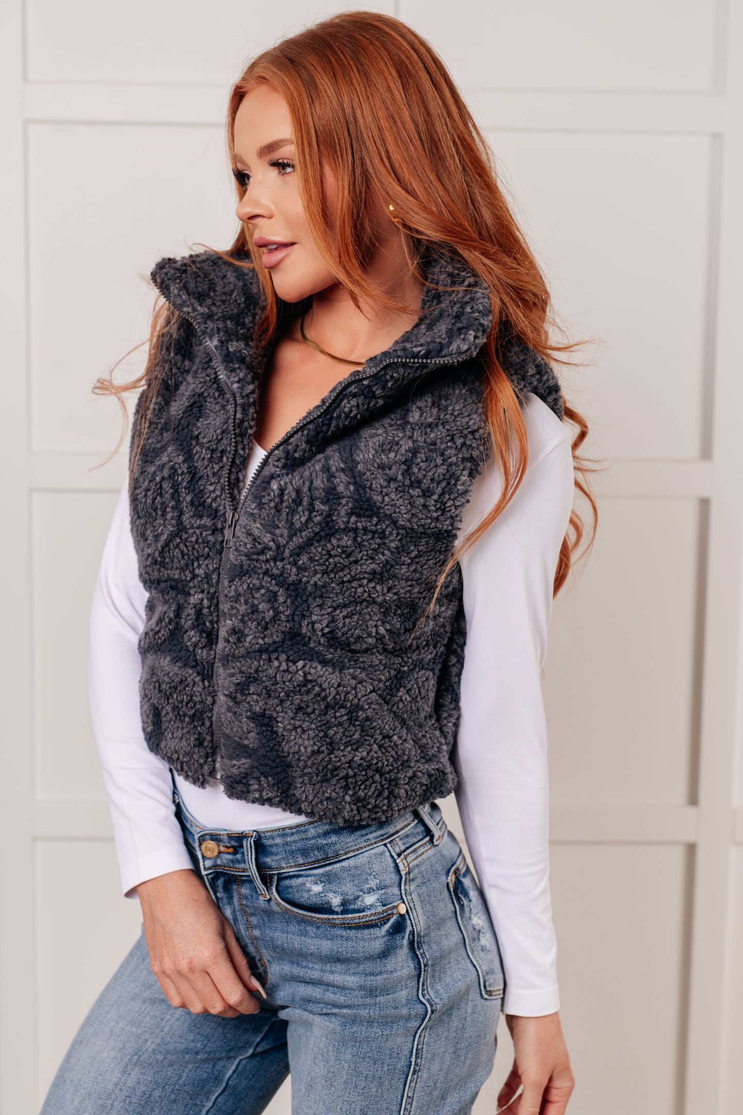 Bohemian Breeze Sherpa Vest