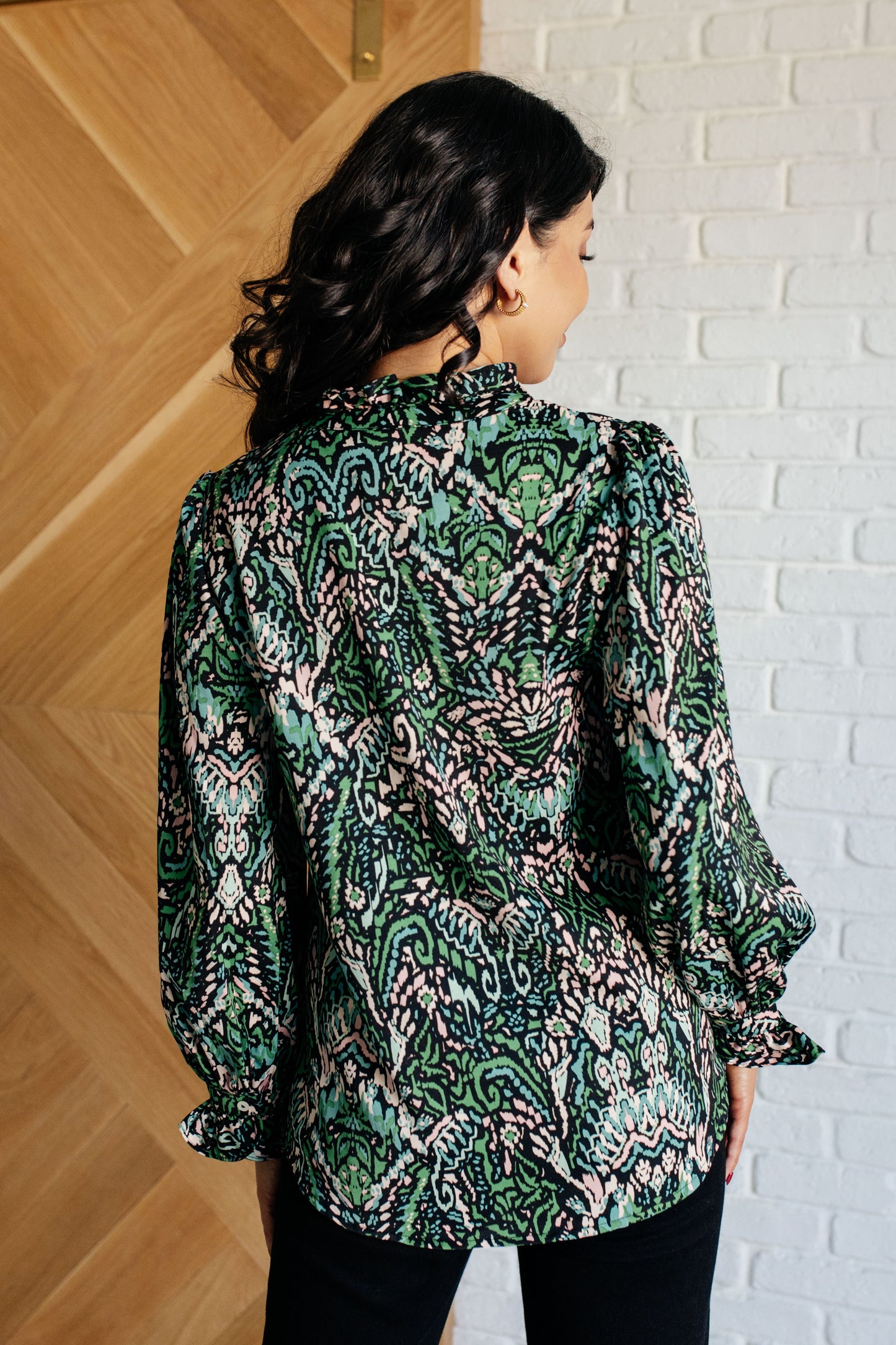 Refined Essence Damask Blouse