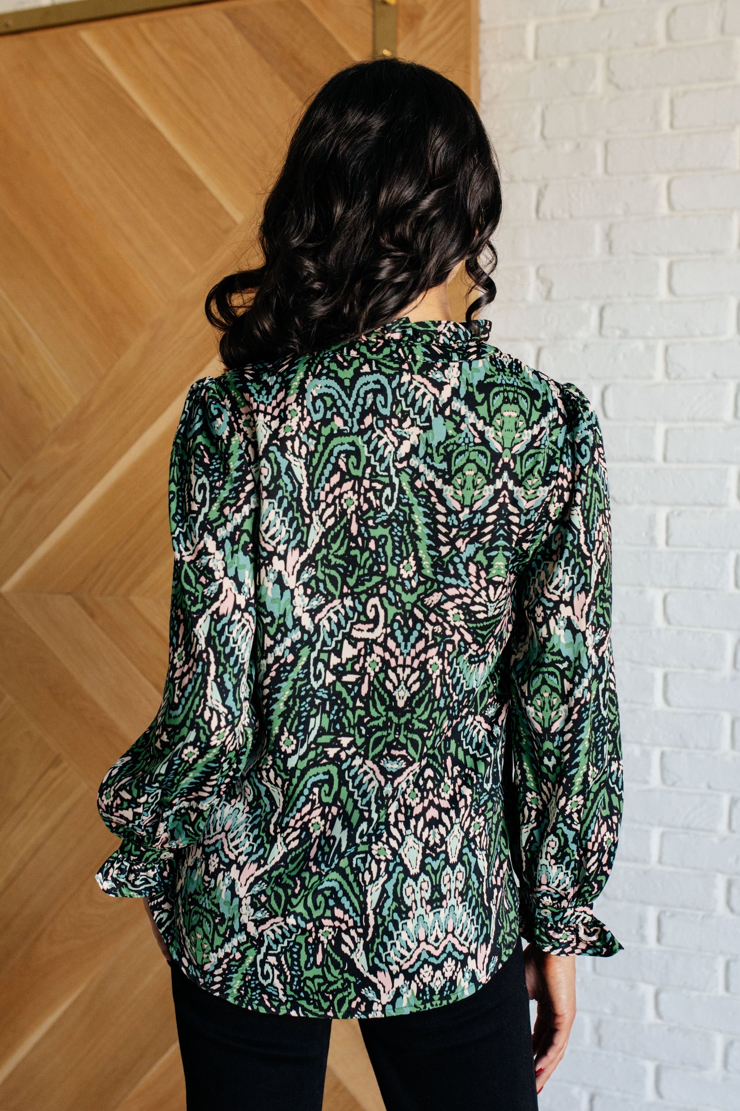 Refined Essence Damask Blouse