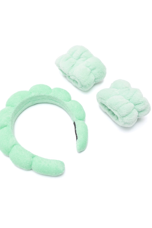 Green Bliss Headband & Wristband