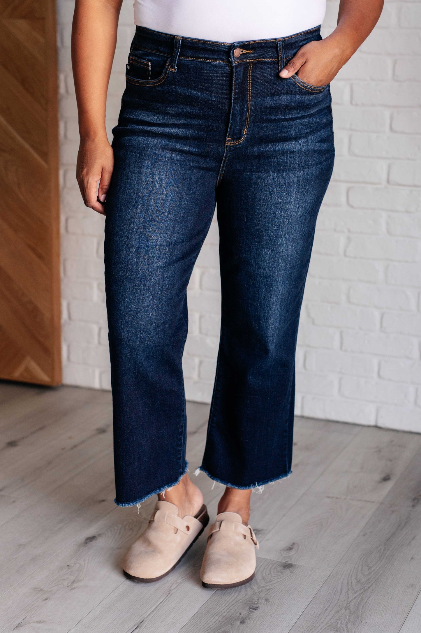 Elevated Ease High-Waist Wide Leg Jeans