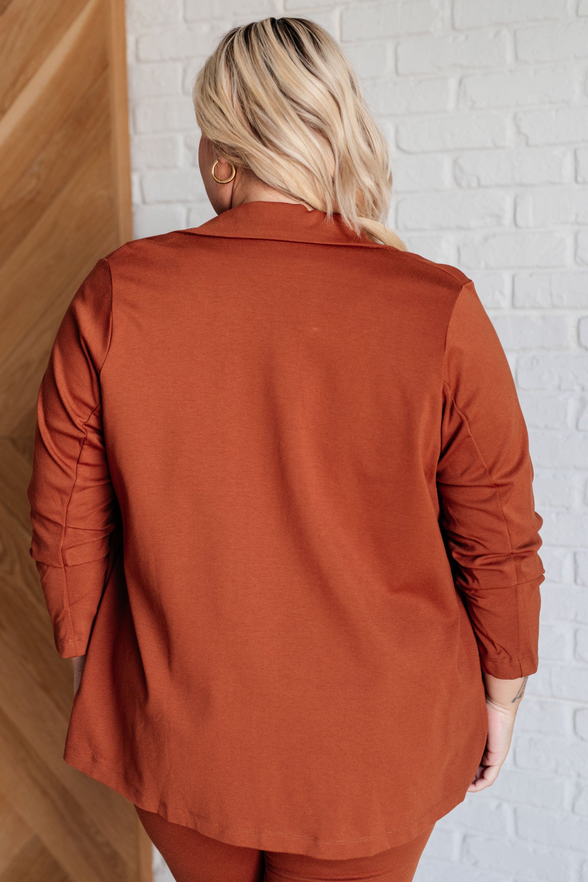 Copper Elegance 3/4 Blazer - Redtop