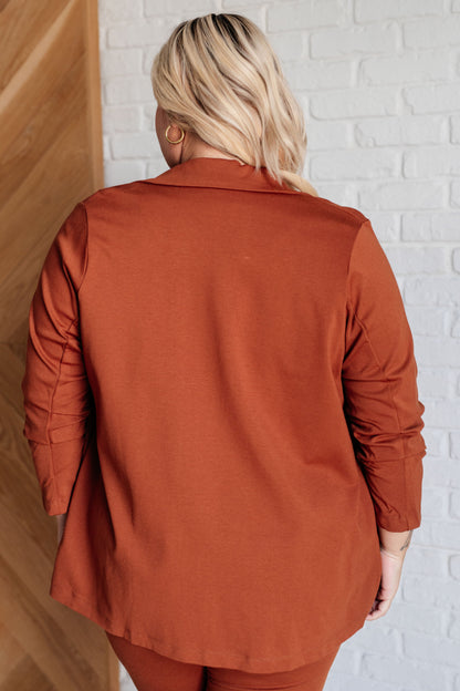 Copper Elegance 3/4 Blazer - Redtop